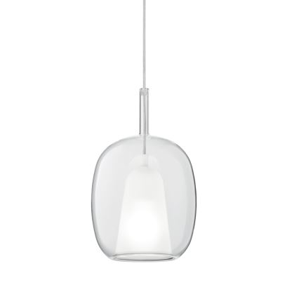 Ondaluce - Pakaramā lampa uz vada THELMA 1xE27/15W/230V Ø 19,5 cm zelta/caurspīdīga