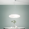 Ondaluce - Pakaramā lustra ar trosi DODI 2xE27/15W/230V Ø 53 cm balta