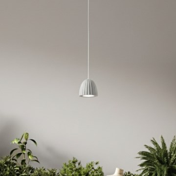 Ondaluce - Piekaramā lampa ar vadu CONCRETE 1xGU10/7,5W/230V Ø 10,5 cm betona pelēkā