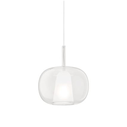 Ondaluce - Piekaramā lustra uz vada THELMA 1xE27/15W/230V Ø 25 cm zeltaina/caurspīdīga