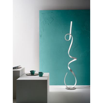 Ondaluce - regulējama LED grīdas lampa LUMEN LED/30W/230V sudraba