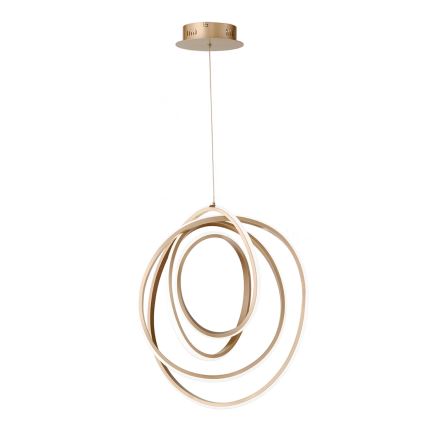Ondaluce - regulējama LED lustra uz troses GOLDEN LED/50W/230V Ø 50 cm zelta
