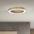 Ondaluce - regulējams LED griestu lukturis GLOBUS LED/40W/230V 3000/4000K pr. 60 cm zelta