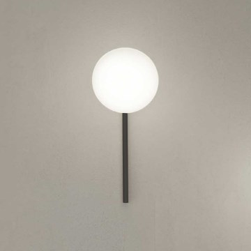 Ondaluce - Sienas gaismeklis JEWEL 1xE14/10W/230V dūmainajā melnajā krāsā