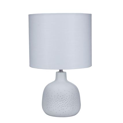 ONLI - Balta galda lampa ELUMA 2xE27/15W/230V 48 cm