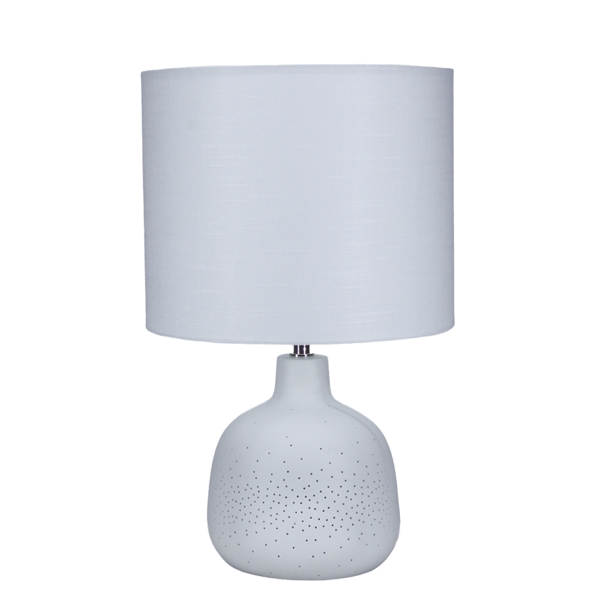 ONLI - Balta galda lampa ELUMA 2xE27/15W/230V 48 cm