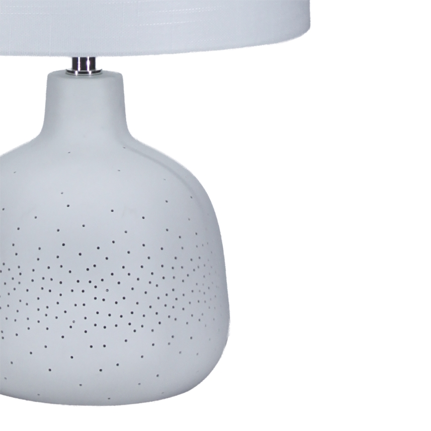 ONLI - Balta galda lampa ELUMA 2xE27/15W/230V 48 cm