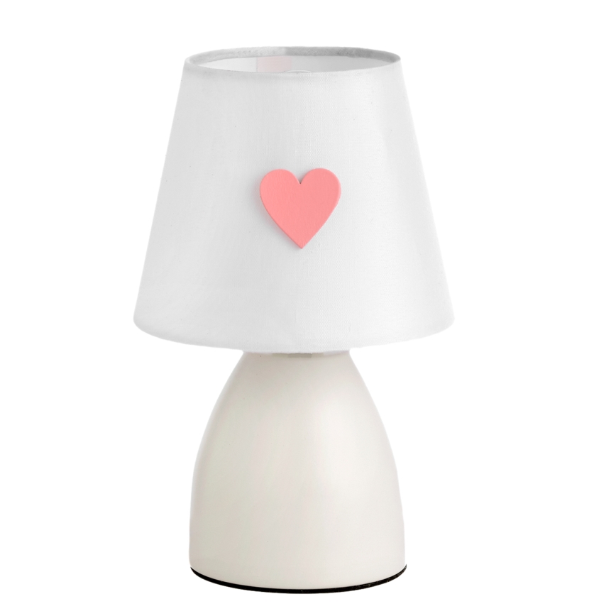 ONLI - Bērnu galda lampiņa TITTA 1xE14/6W/230V 20 cm balta