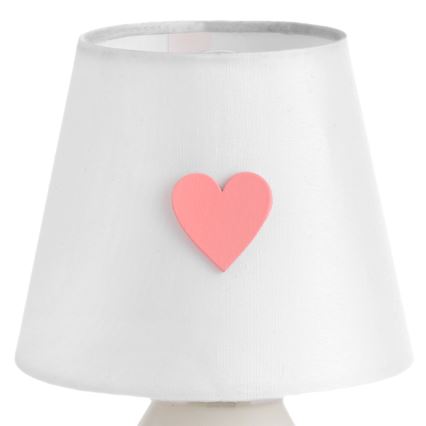 ONLI - Bērnu galda lampiņa TITTA 1xE14/6W/230V 20 cm balta