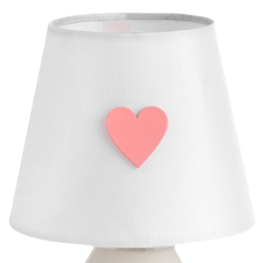 ONLI - Bērnu galda lampiņa TITTA 1xE14/6W/230V 20 cm balta