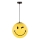 ONLI - Bērnu griestu lampa ar vadu SMILEY 1xE27/15W/230V dzeltena
