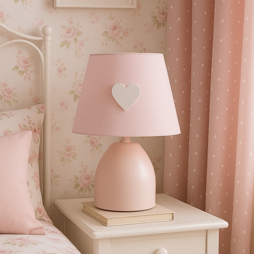 ONLI - Bērnu lampiņa TITTA 1xE14/6W/230V 20 cm rozā