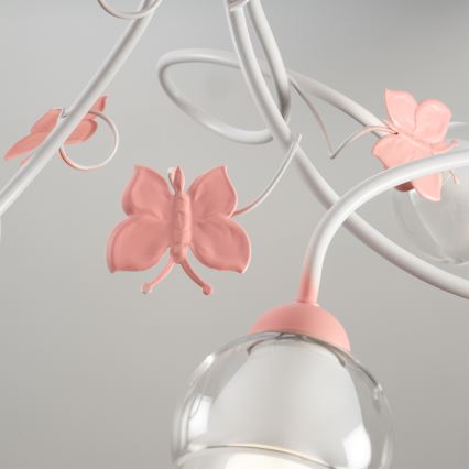 ONLI - Bērnu lustra BUTTERFLY 3xE14/6W/230V