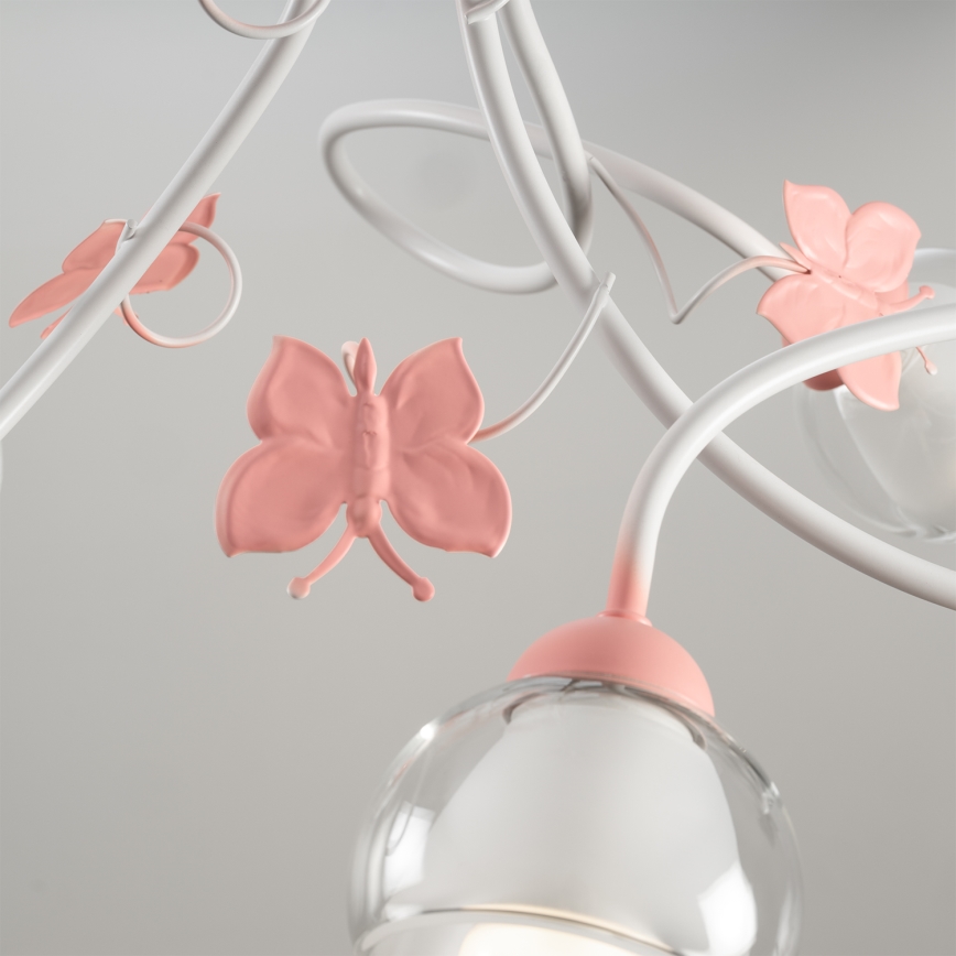 ONLI - Bērnu lustra BUTTERFLY 3xE14/6W/230V