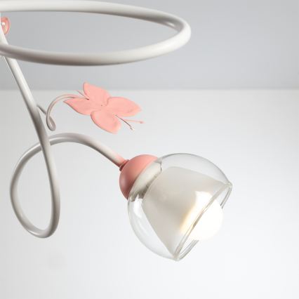 ONLI - Bērnu lustra BUTTERFLY 3xE14/6W/230V