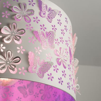 ONLI - Bērnu lustra TITILLA 1xE27/22W/230V violeta/balta