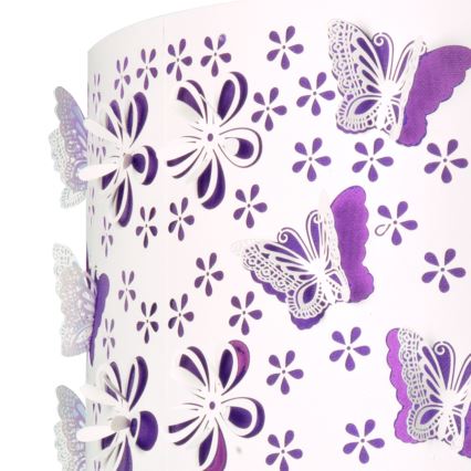 ONLI - Bērnu lustra TITILLA 1xE27/22W/230V violeta/balta