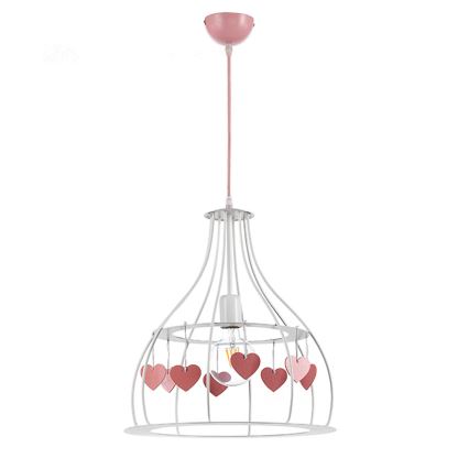 ONLI - Bērnu lustra TITTA 1xE27/22W/230V rozā