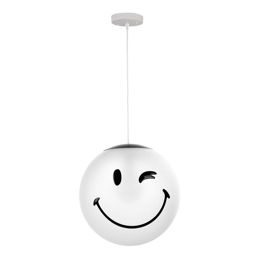 ONLI - Bērnu pakaramā lampa SMILEY 1xE27/15W/230V balta