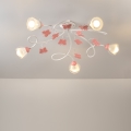 ONLI - Bērnu virsapmetuma lustra BUTTERFLY 5xE14/6W/230V