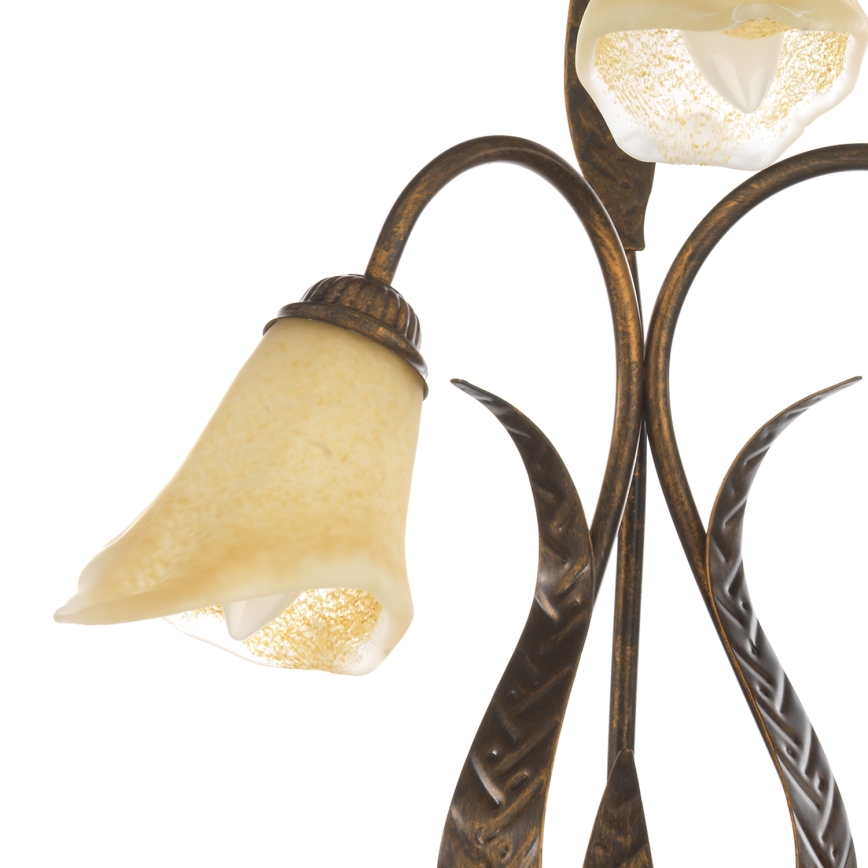 ONLI - Galda lampa ALGA 3xE14/6W/230V 61 cm bronza