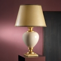ONLI - Galda lampa AMADEUS 1xE27/15W/230V 72 cm bēša/zelta