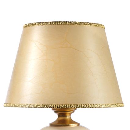 ONLI - Galda lampa AMADEUS 1xE27/15W/230V 72 cm bēša/zelta