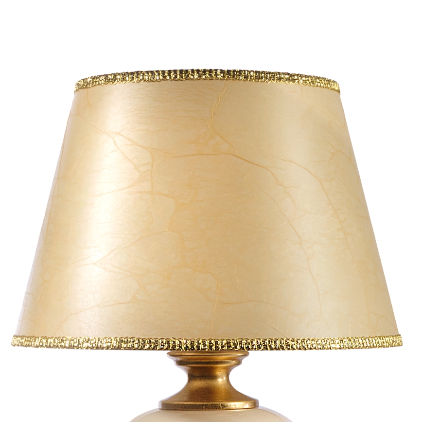 ONLI - Galda lampa AMADEUS 1xE27/15W/230V 72 cm bēša/zelta