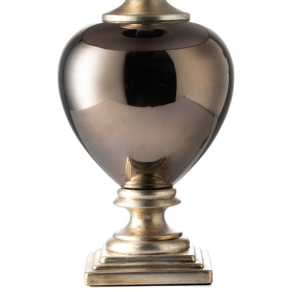 ONLI - Galda lampa AMADEUS 1xE27/15W/230V pelēka