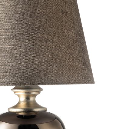 ONLI - Galda lampa AMADEUS 1xE27/15W/230V pelēka