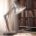 ONLI - Galda lampa ARCHITETTO 1xE27/22W/230V 62 cm pelēka/brūna