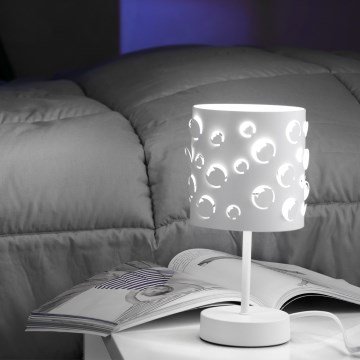 ONLI - Galda lampa BOLLICINE 1xE14/6W/230V 22 cm balta