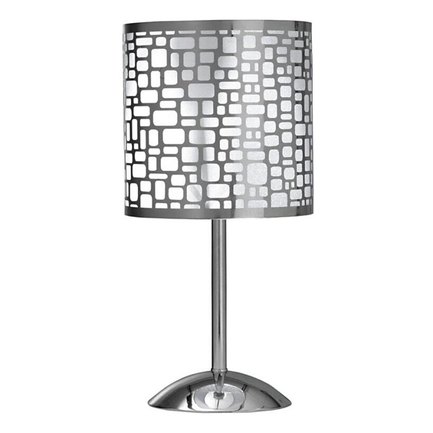 ONLI - Galda lampa BRUCE 1xE27/15W/230V 40 cm matēts hroms
