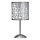 ONLI - Galda lampa BRUCE 1xE27/15W/230V 40 cm matēts hroms