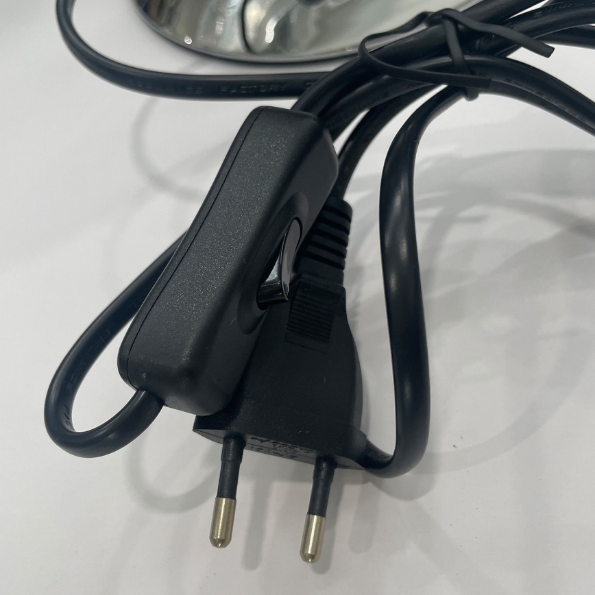 ONLI - Galda lampa BRUCE 1xE27/15W/230V 40 cm matēts hroms
