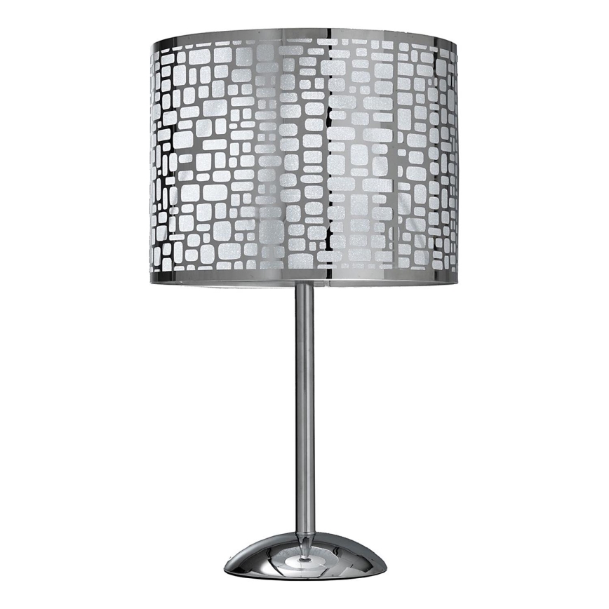 ONLI - Galda lampa BRUCE 1xE27/15W/230V 52 cm matēts hroms