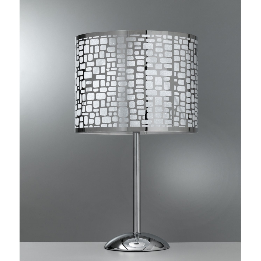 ONLI - Galda lampa BRUCE 1xE27/15W/230V 52 cm matēts hroms