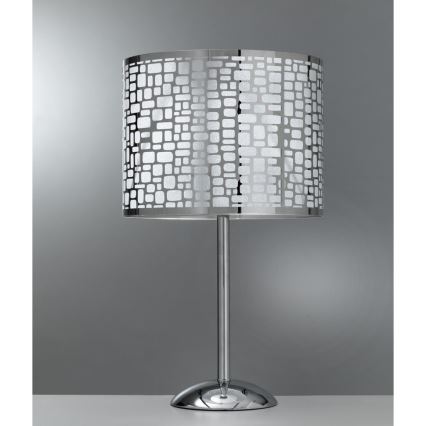 ONLI - Galda lampa BRUCE 1xE27/15W/230V 53 cm matēts hroms