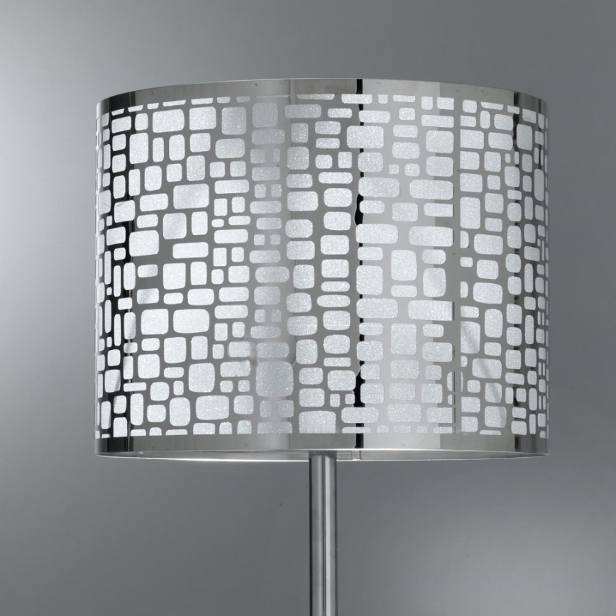 ONLI - Galda lampa BRUCE 1xE27/15W/230V 53 cm matēts hroms