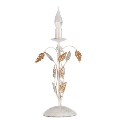 ONLI - Galda lampa COLLANA 1xE14/6W/230V 40 cm balta