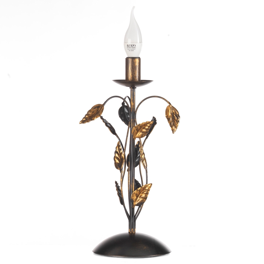 ONLI - Galda lampa COLLANA 1xE14/6W/230V 40 cm bronza