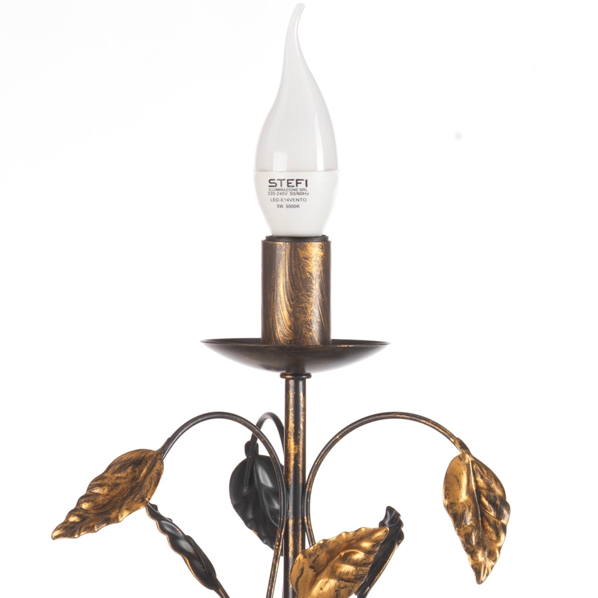 ONLI - Galda lampa COLLANA 1xE14/6W/230V 40 cm bronza