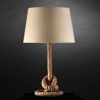 ONLI - Galda lampa CORDA 1xE27/22W/230V 50 cm bēša