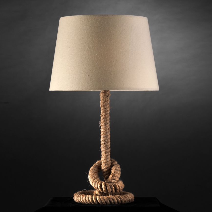 ONLI - Galda lampa CORDA 1xE27/22W/230V 50 cm bēša