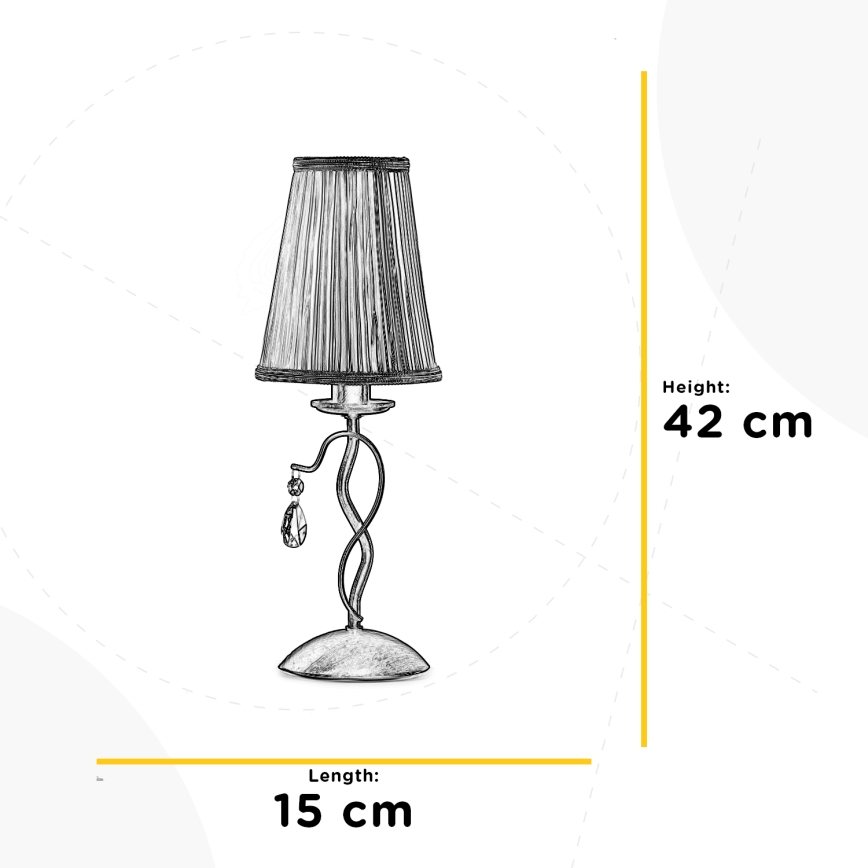 ONLI - Galda lampa DELIA 1xE14/6W/230V 42 cm