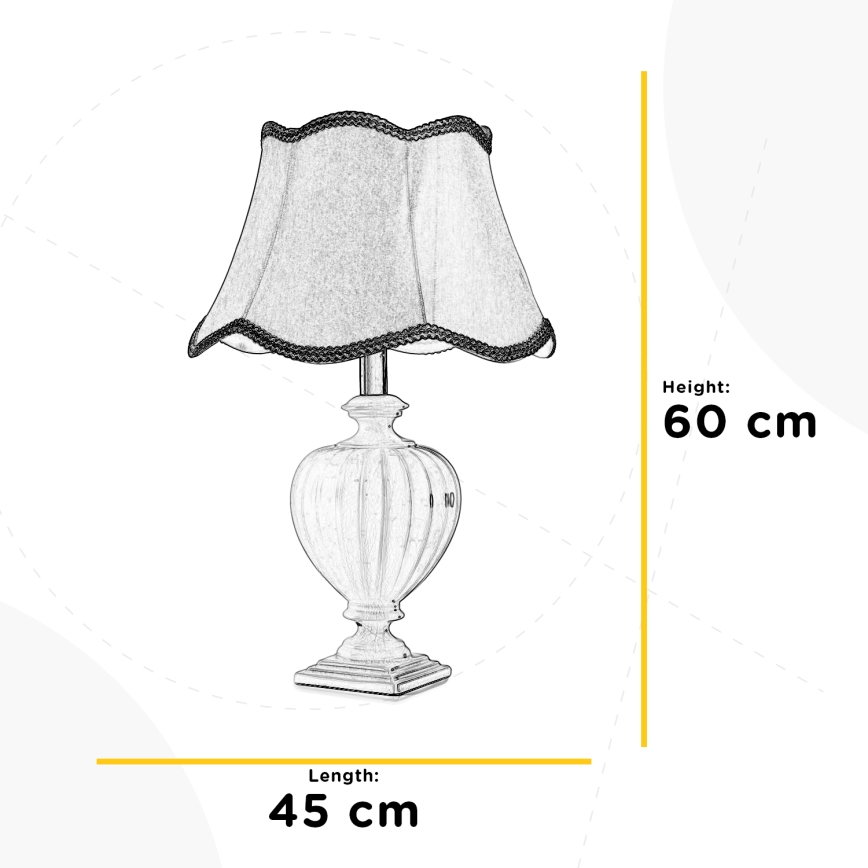 ONLI - Galda lampa DESY 1xE27/22W/230V 60 cm