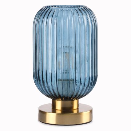 ONLI - Galda lampa DOROTY 1xE27/22W/230V zila/zelta