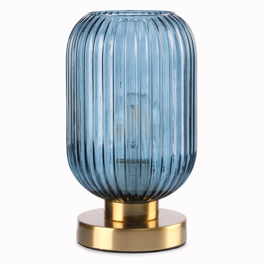 ONLI - Galda lampa DOROTY 1xE27/22W/230V zila/zelta