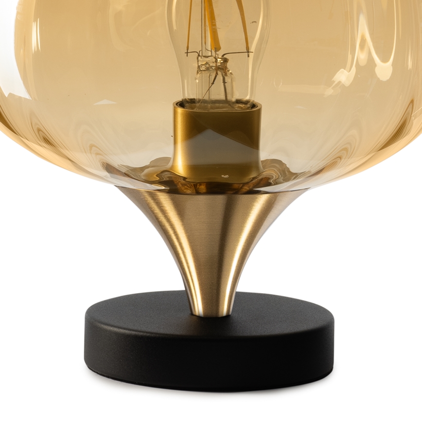 ONLI - Galda lampa ELIDE 1xE27/15W/230V melna/vara krāsā