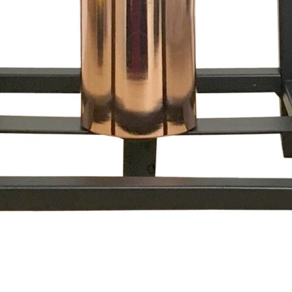 ONLI - Galda lampa FLOKI 1xE27/15W/230V 20 cm melna/varš
